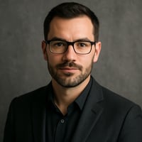 A male professional headshot of The Syntropic Sculptor  shaping visuals that cut through entropy and make your brand unforgettable No text on the image only the person