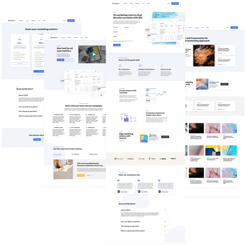 Atlas Page Previews - Atlas Module Preview - A clean HubSpot CMS theme for B2B SaaS companies