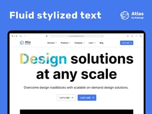 fluid stylized text - thumbnail