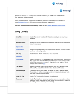 Kalungi B2B SaaS Blog Template