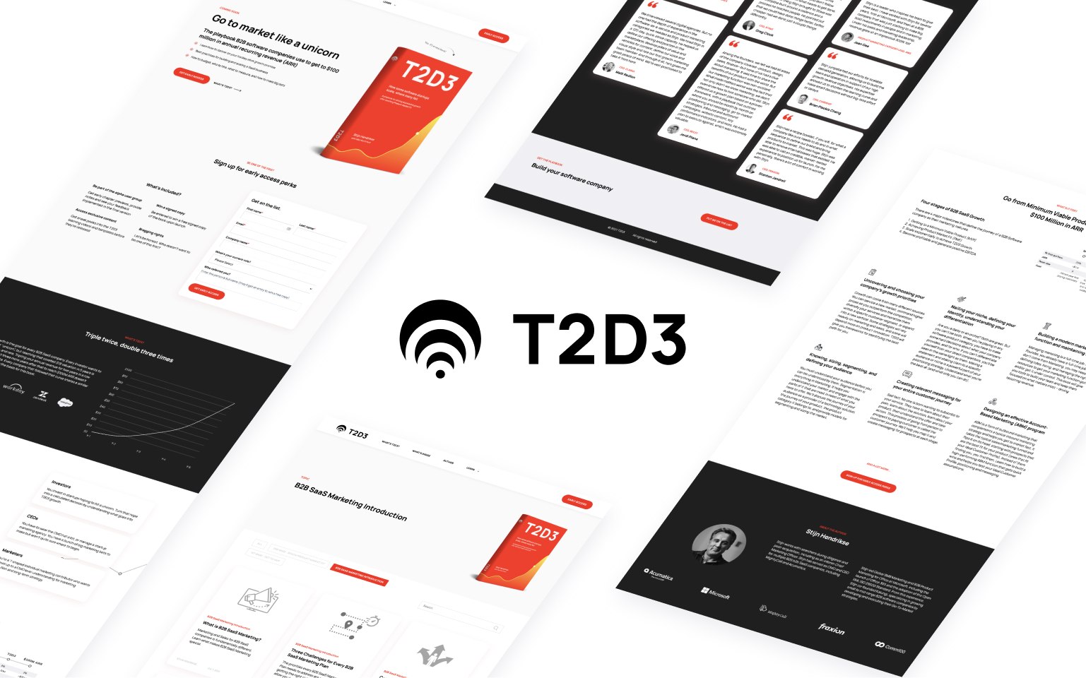 T2D3 Example - Atlas B2B SaaS HubSpot website theme