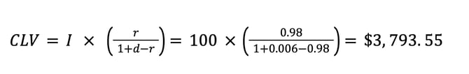 ltv and cac formula for ltv/clv