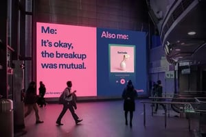 Spotify SaaS ad design example