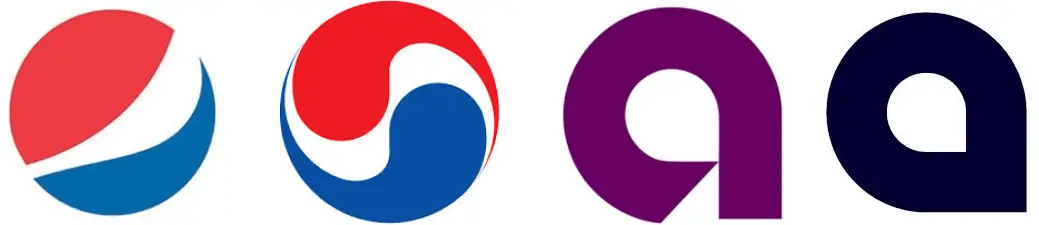 pepsi vs korean air and acumatica vs ally bank logo comparisons