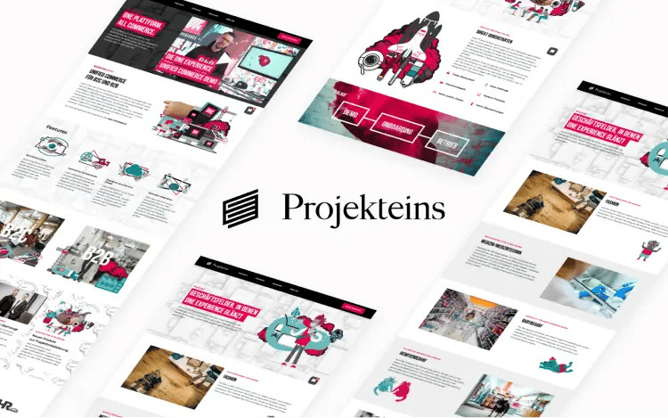 Projekteins Example - Atlas B2B SaaS HubSpot website theme
