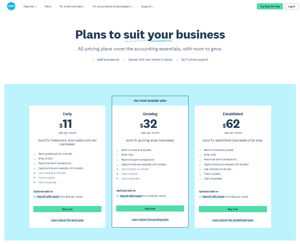 naming saas pricing plans
