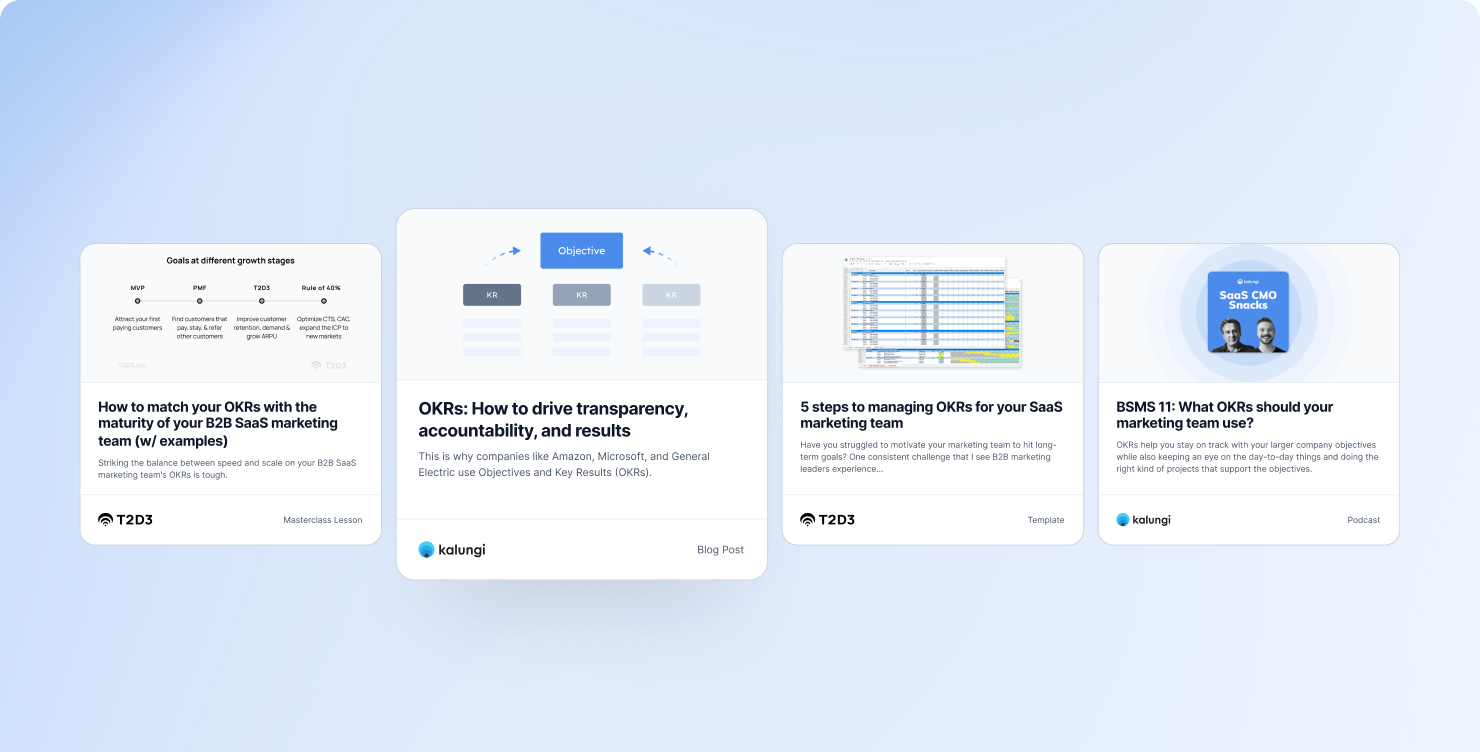 OKR learning resources 2