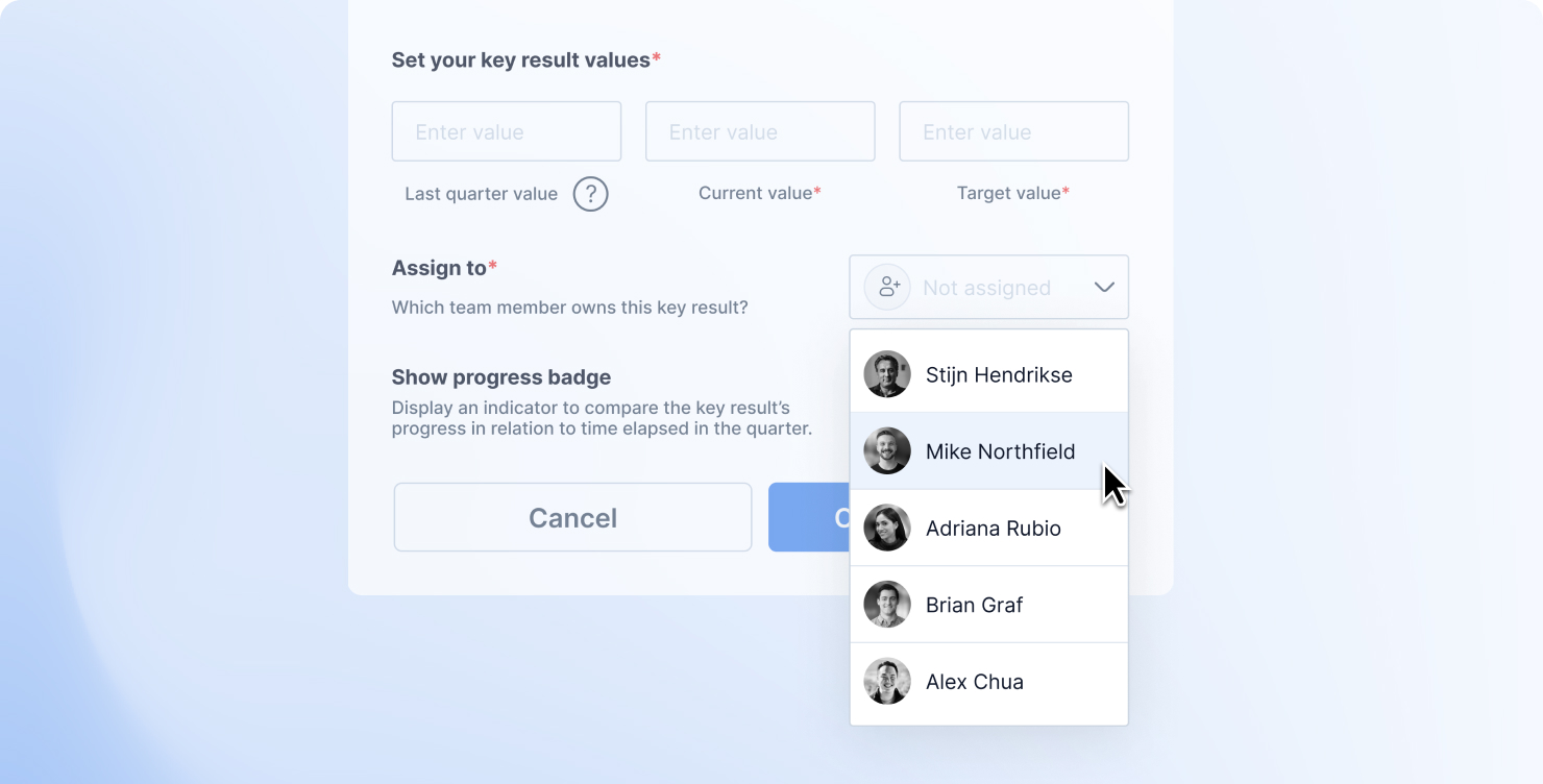 OKR owners 2