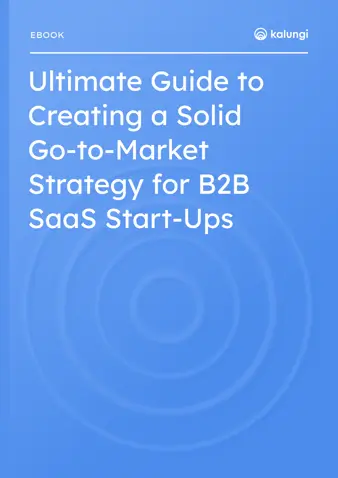 How to create a go-to-market strategy for B2B SaaS companies Ebook Cover