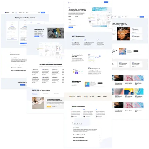 Atlas Page Previews - Atlas Module Preview - A clean HubSpot CMS theme for B2B SaaS companies