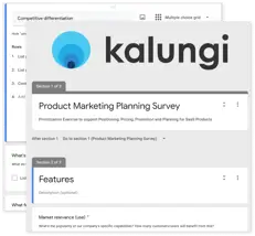product marketing planning survey