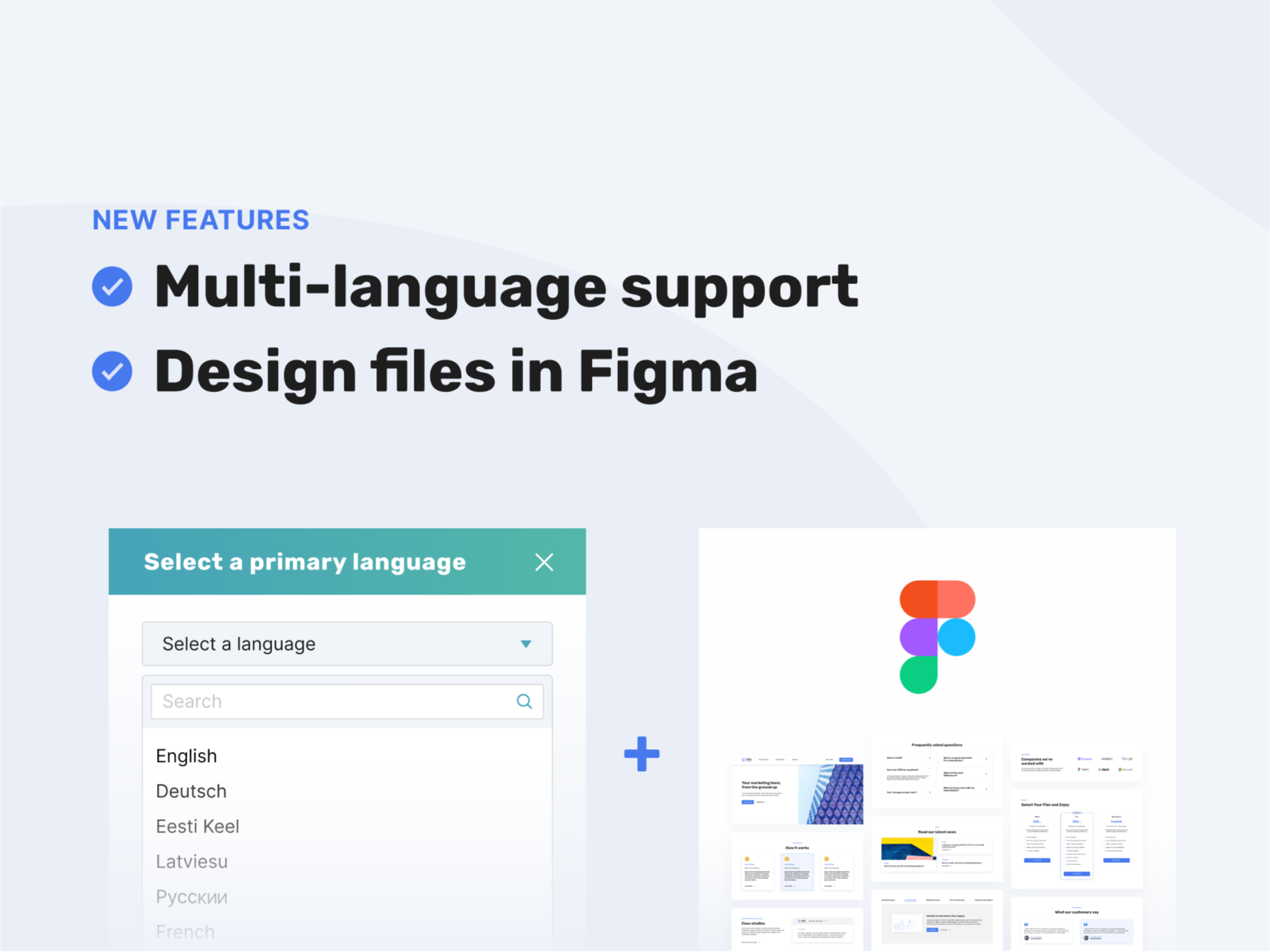 Design assets available in Figma