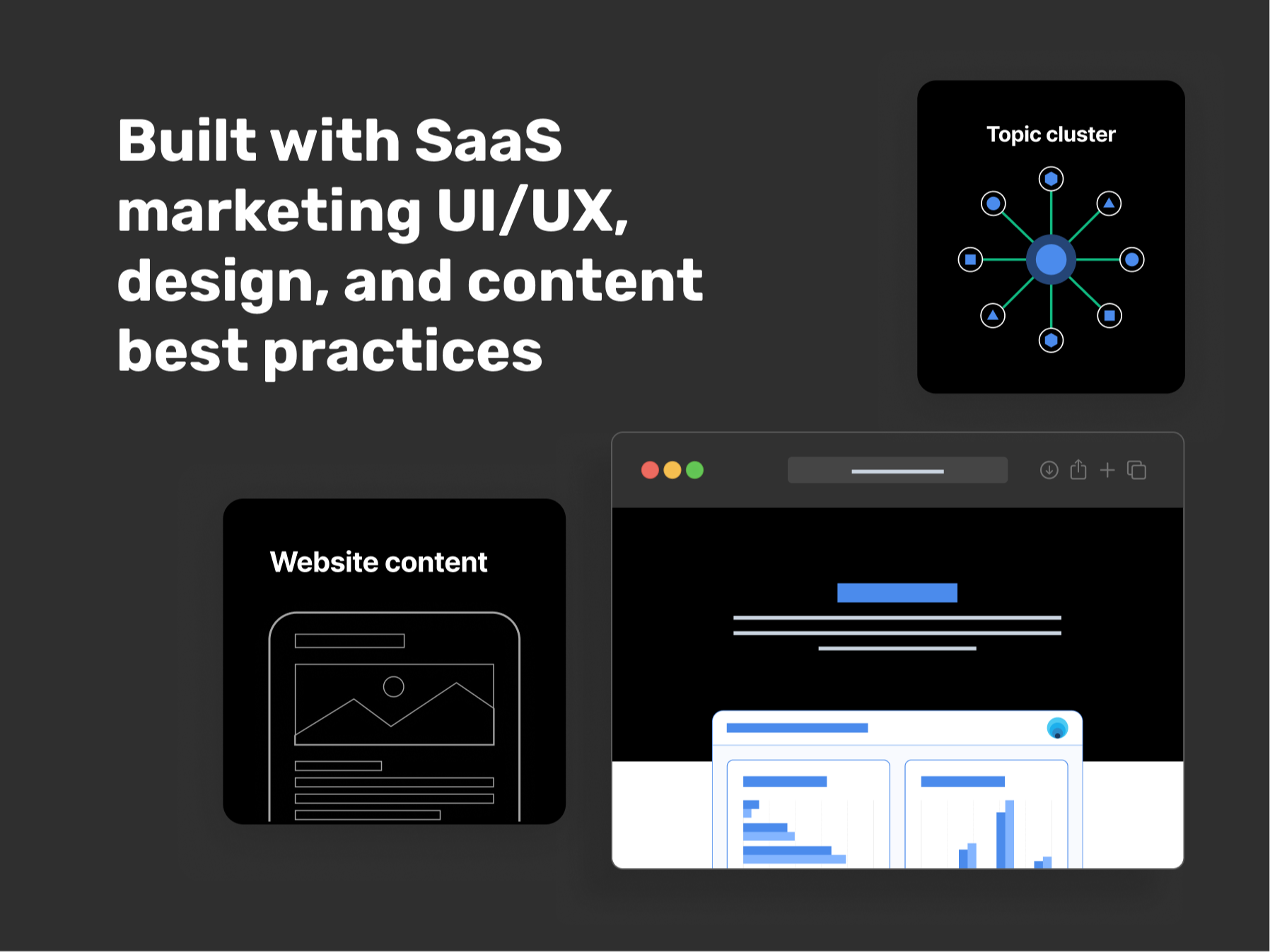 Built with SaaS marketing UI/UX, design, and content best practices